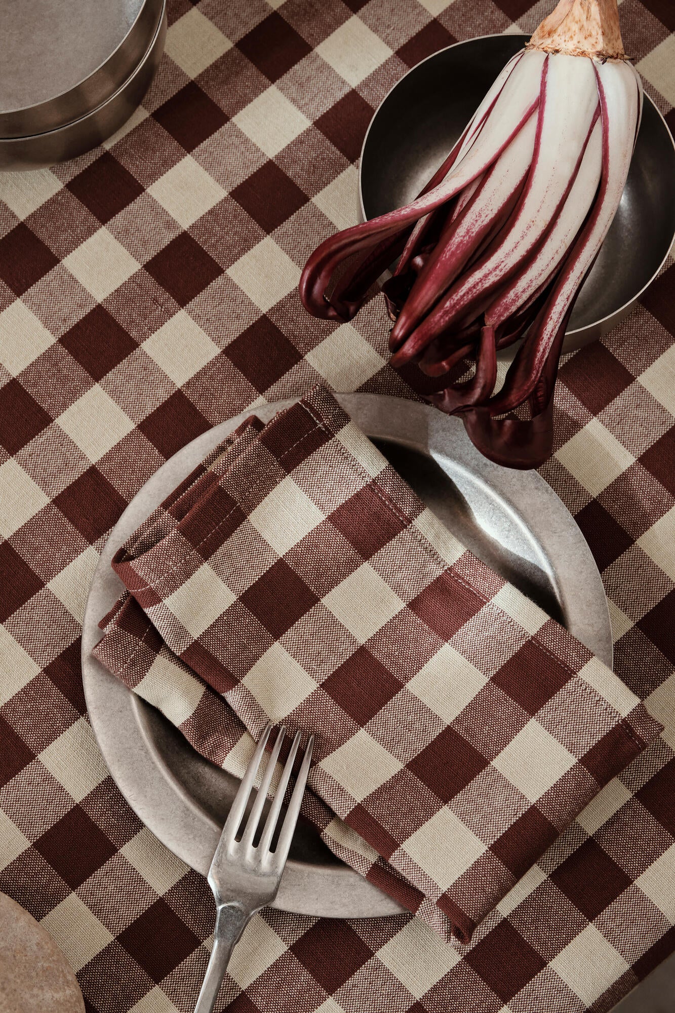 Tumbled frokosttallerken, Ø20 cm - Stainless Steel